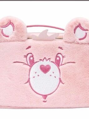 Impressions Plush Pink Care Bear makeup bag